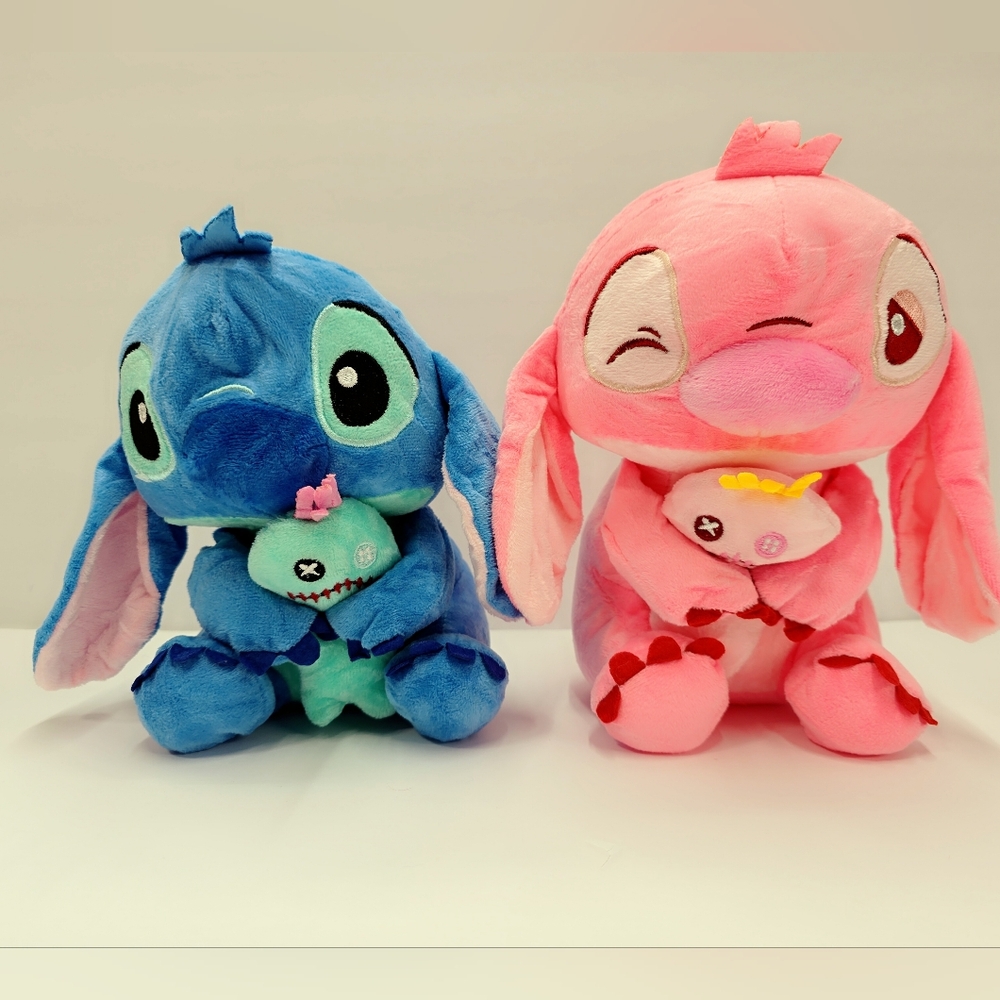 Baby Stitch And Angel Plush Toy